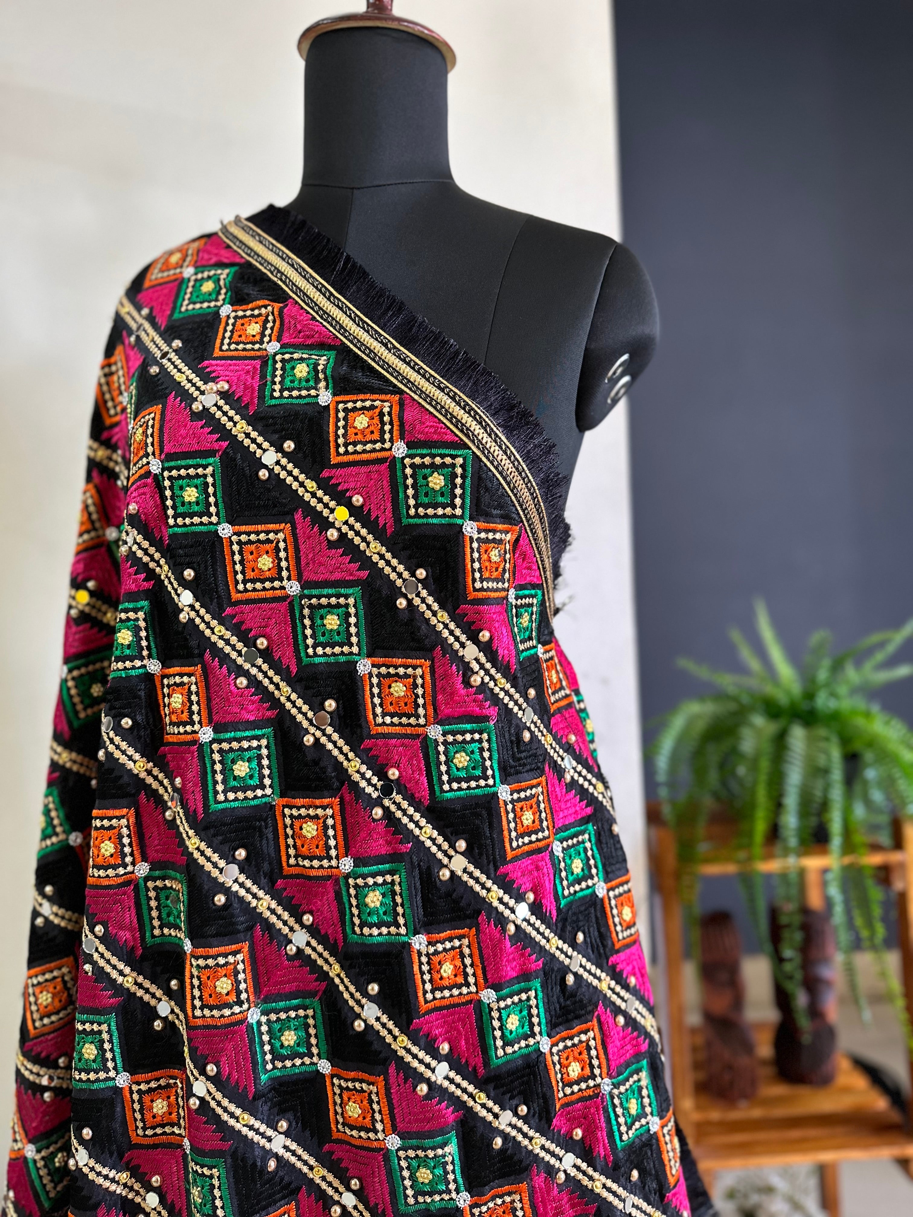 Phula Rai Premium Handcrafted Punjabi Phulkari Dupattas, Suits & Sarees – Noor ...