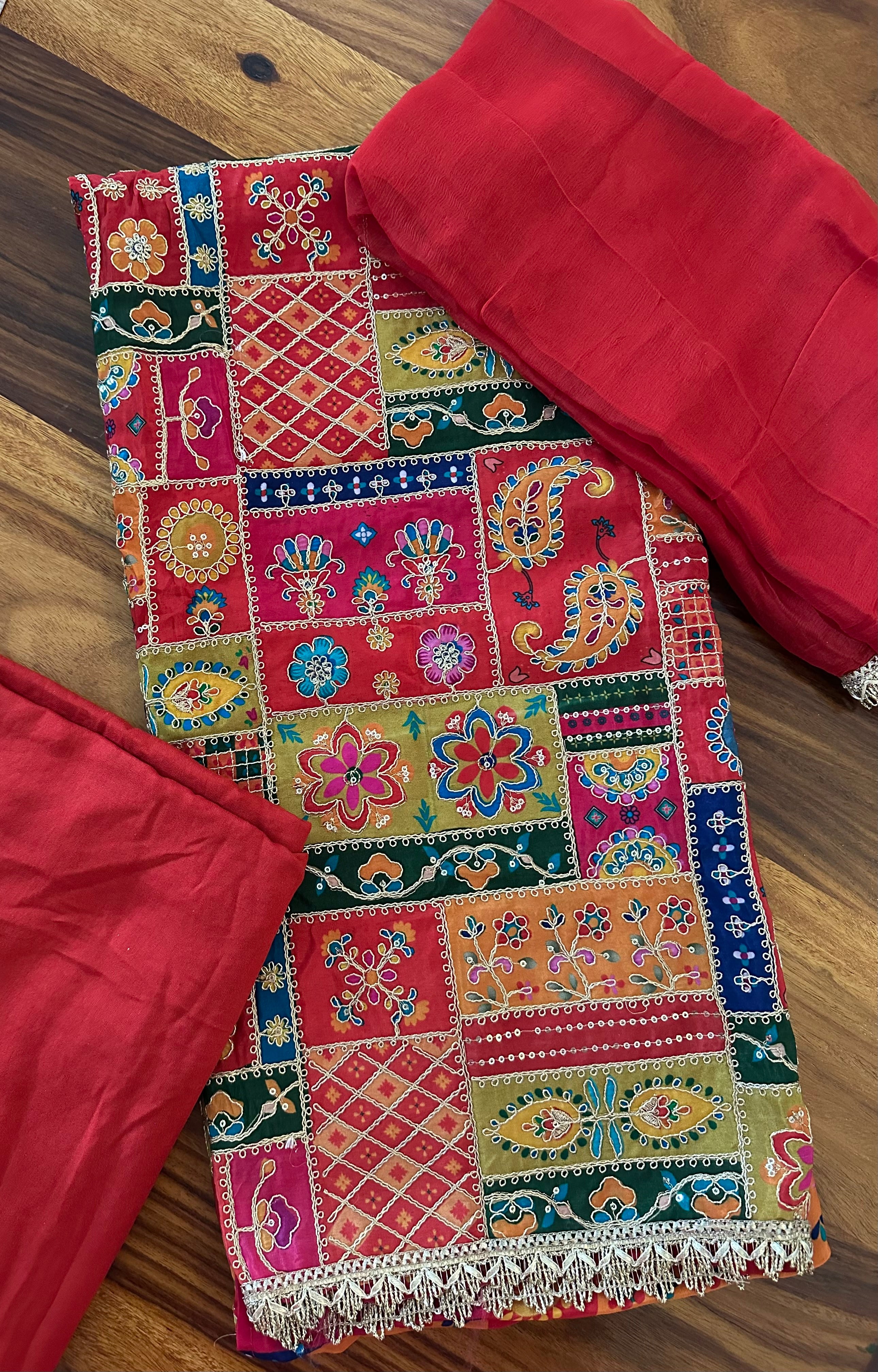 Designer Suit dupatta