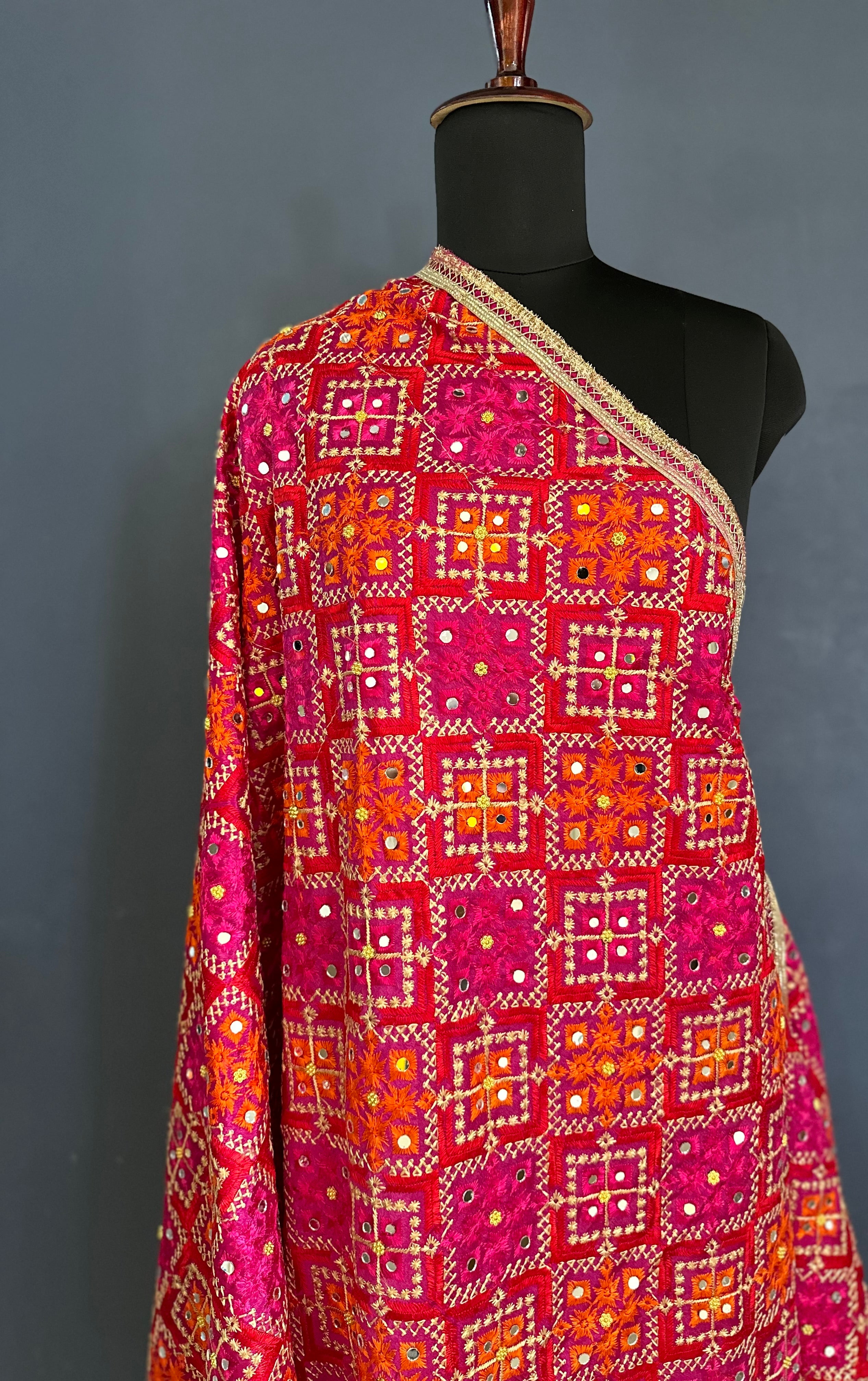 Phula Rai Premium Handcrafted Punjabi Phulkari Dupattas, Suits & Sarees – Noor ...
