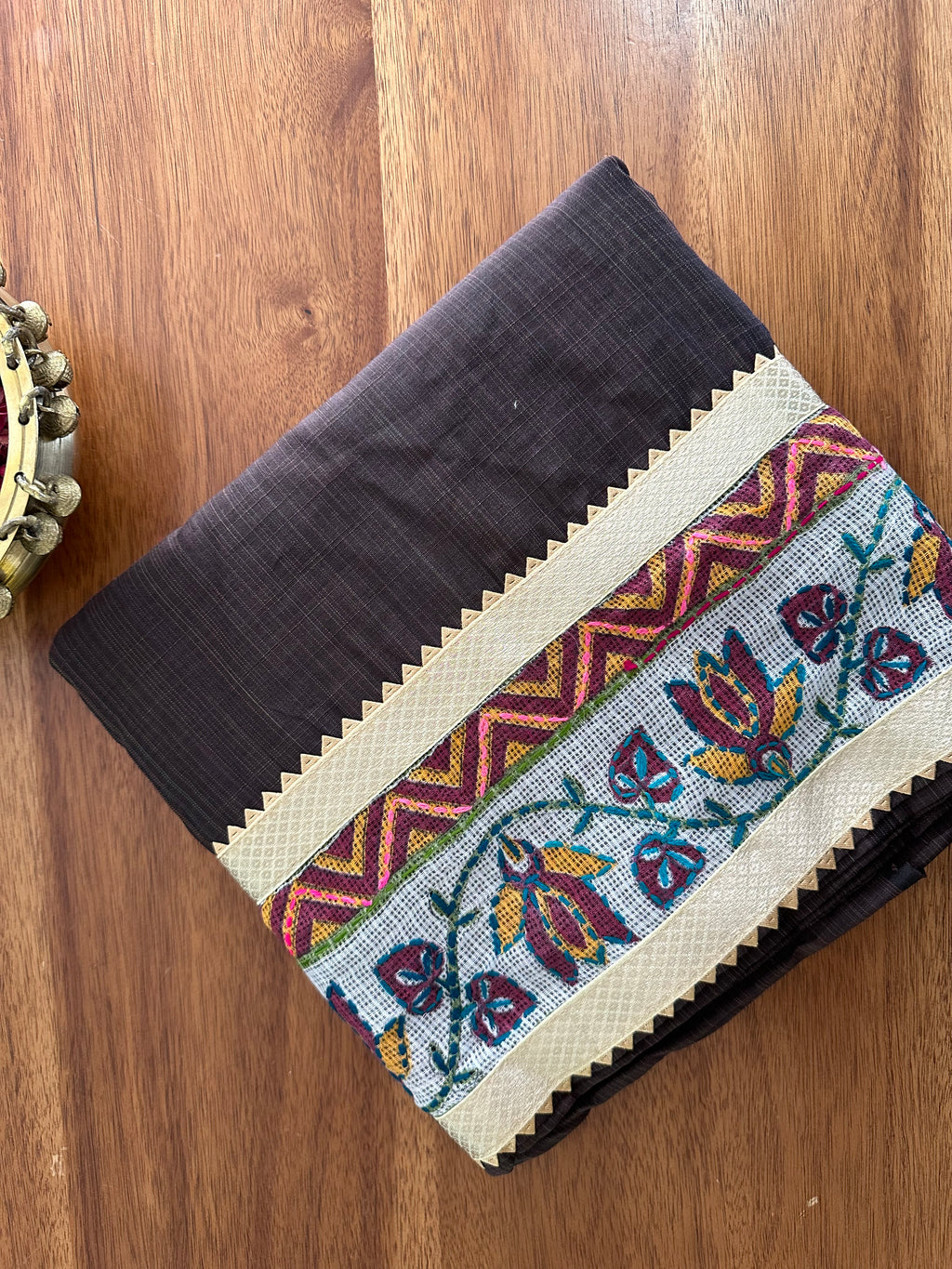 Dark Chocolate Floral Suit Set