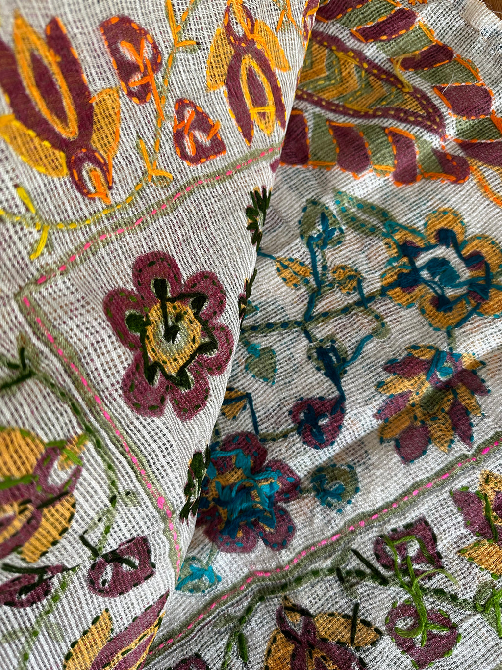 Dark Chocolate Floral Suit Set