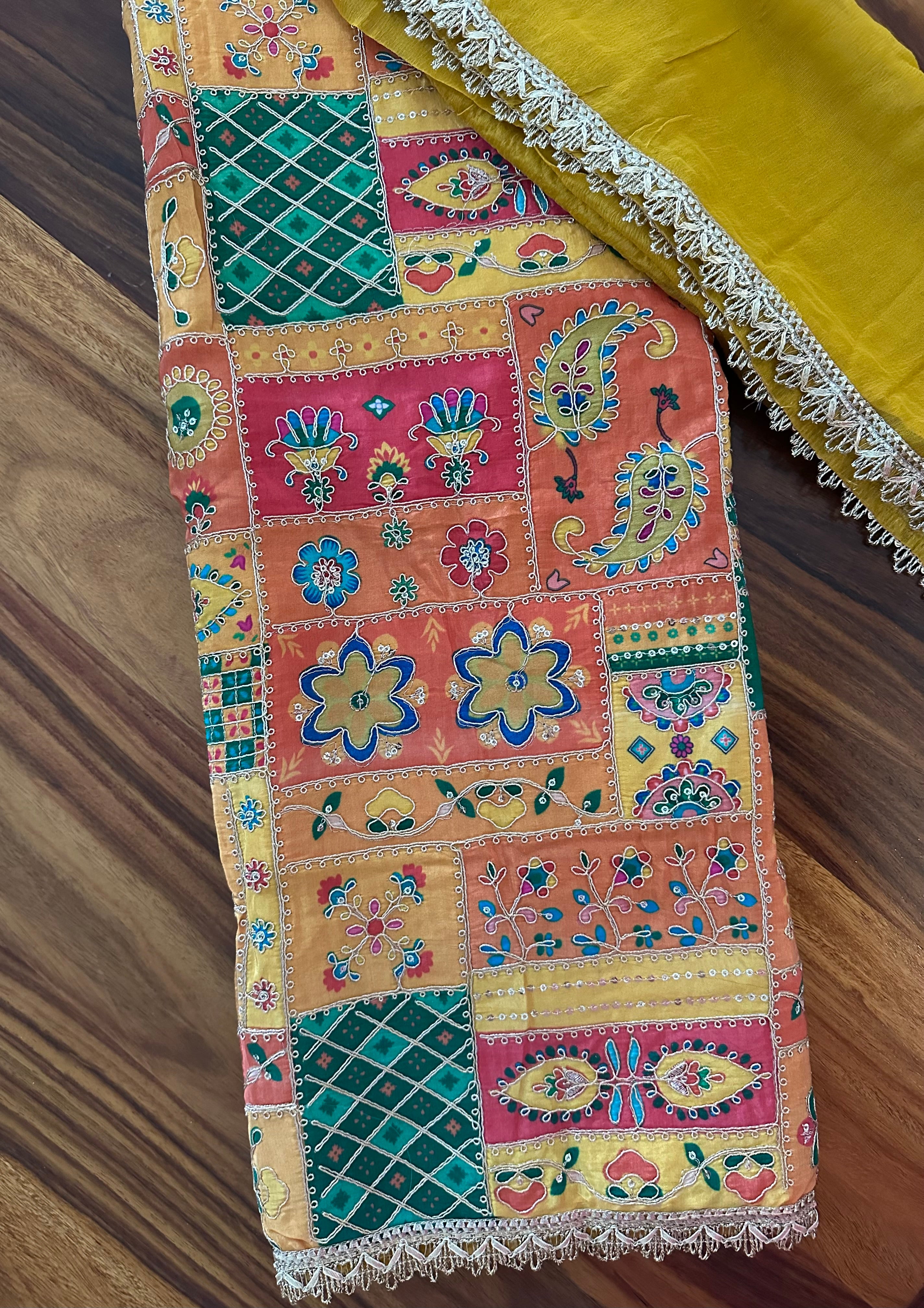 Designer Suit dupatta