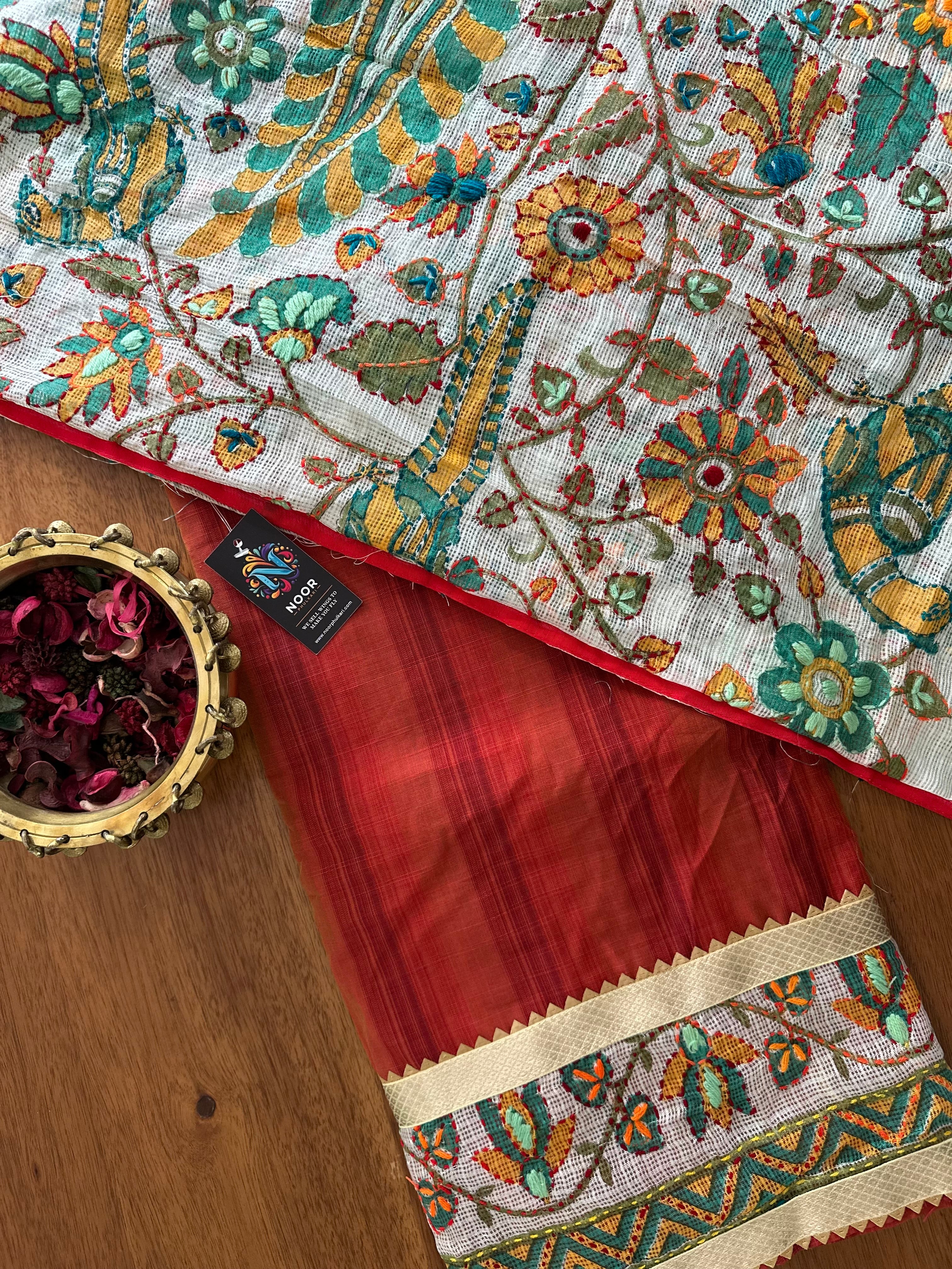 Rust Red Peacock Suit Set