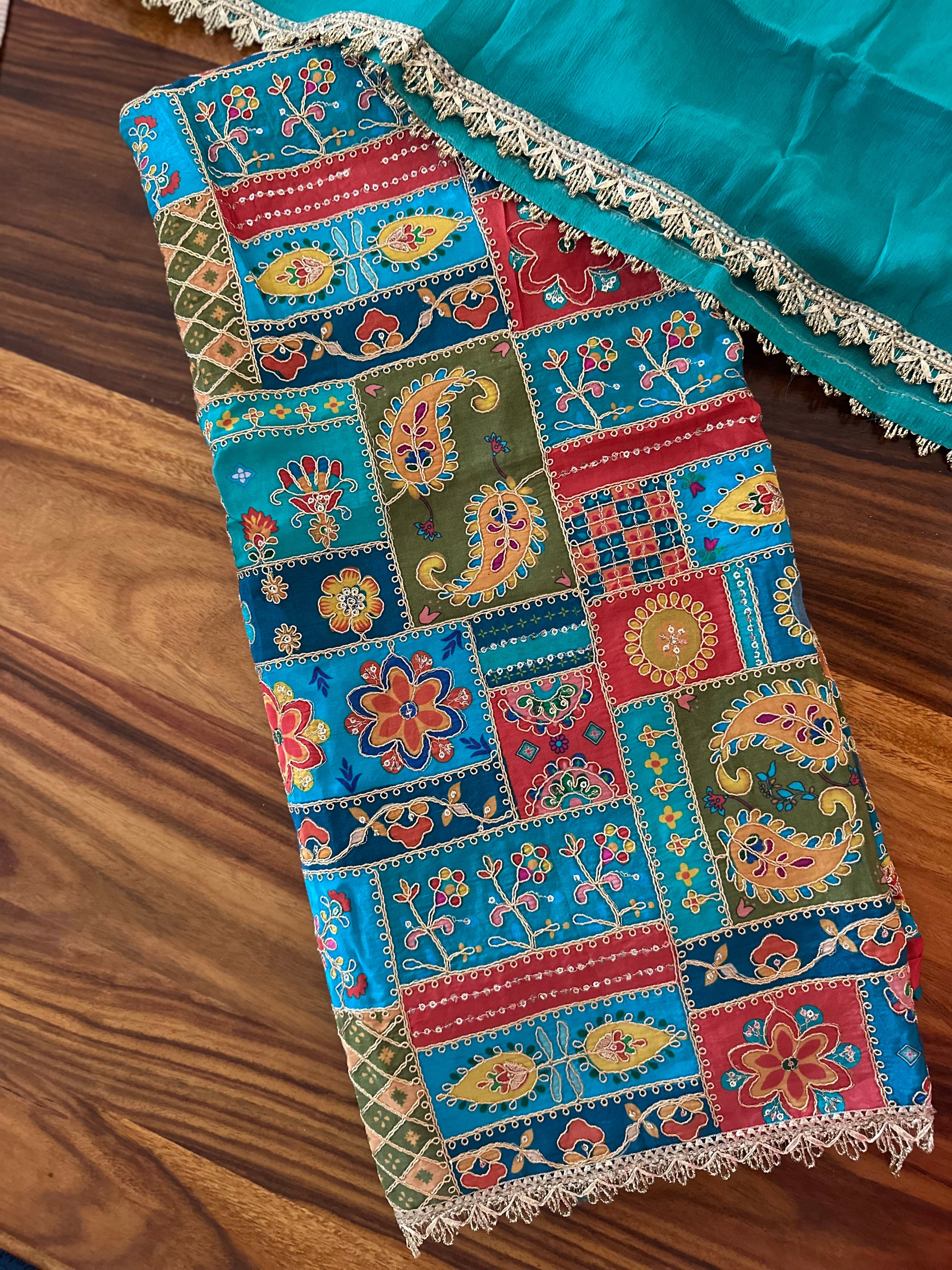 Designer Suit dupatta