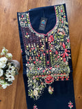 Garden Navy Blue Kurta