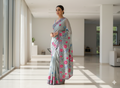 Handcrafted Elegance: Phulkari Georgette Saree