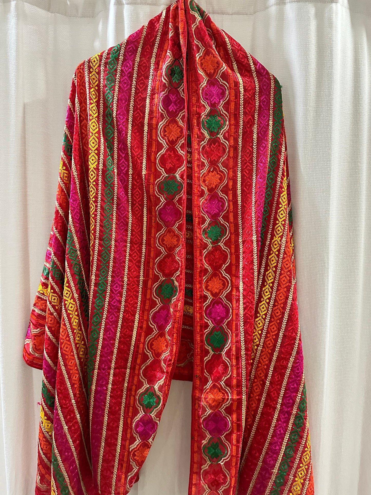 Classic Phulkari Dupatta without mirror work