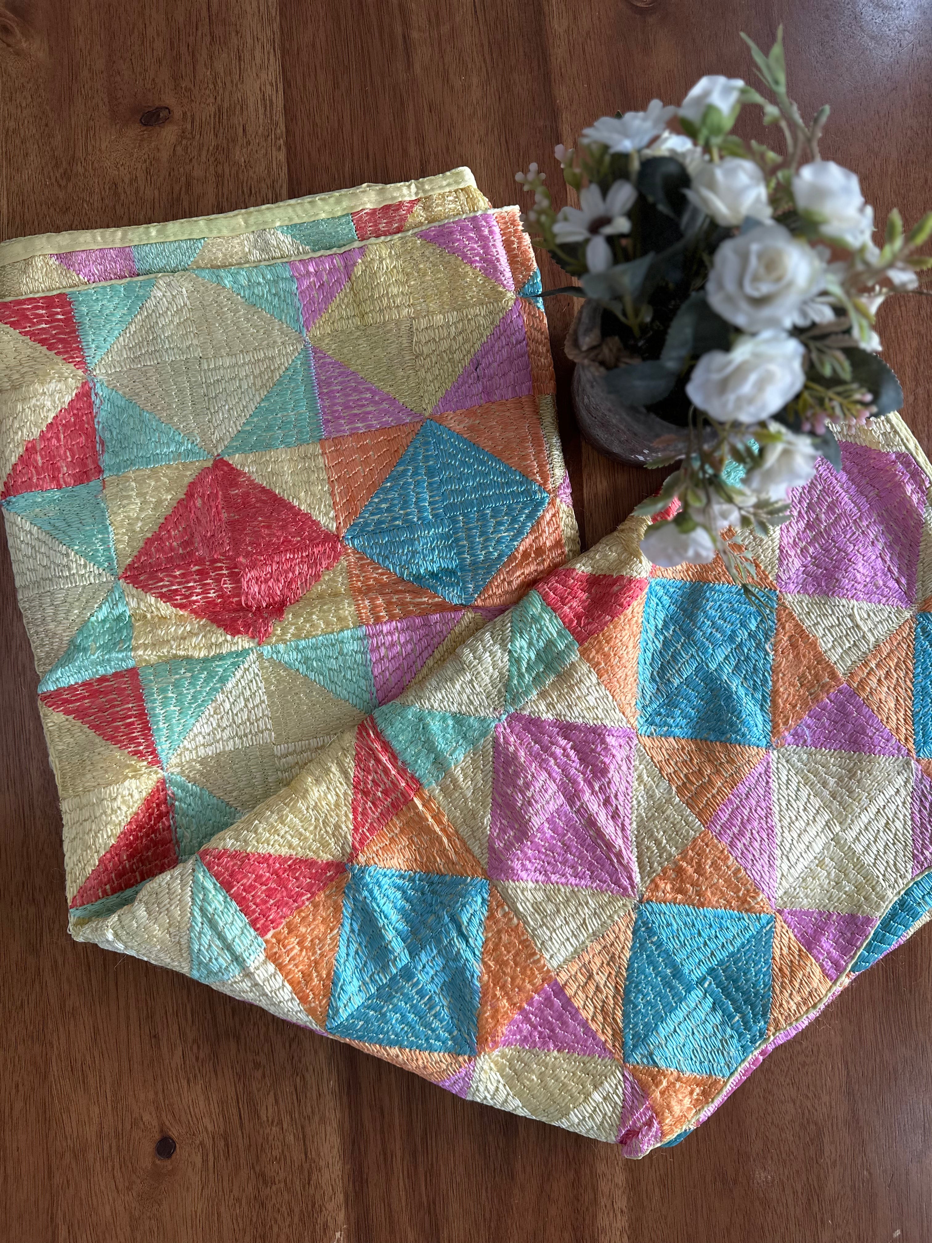 Pullkari Traditional Phulkari – Noor Phulkari