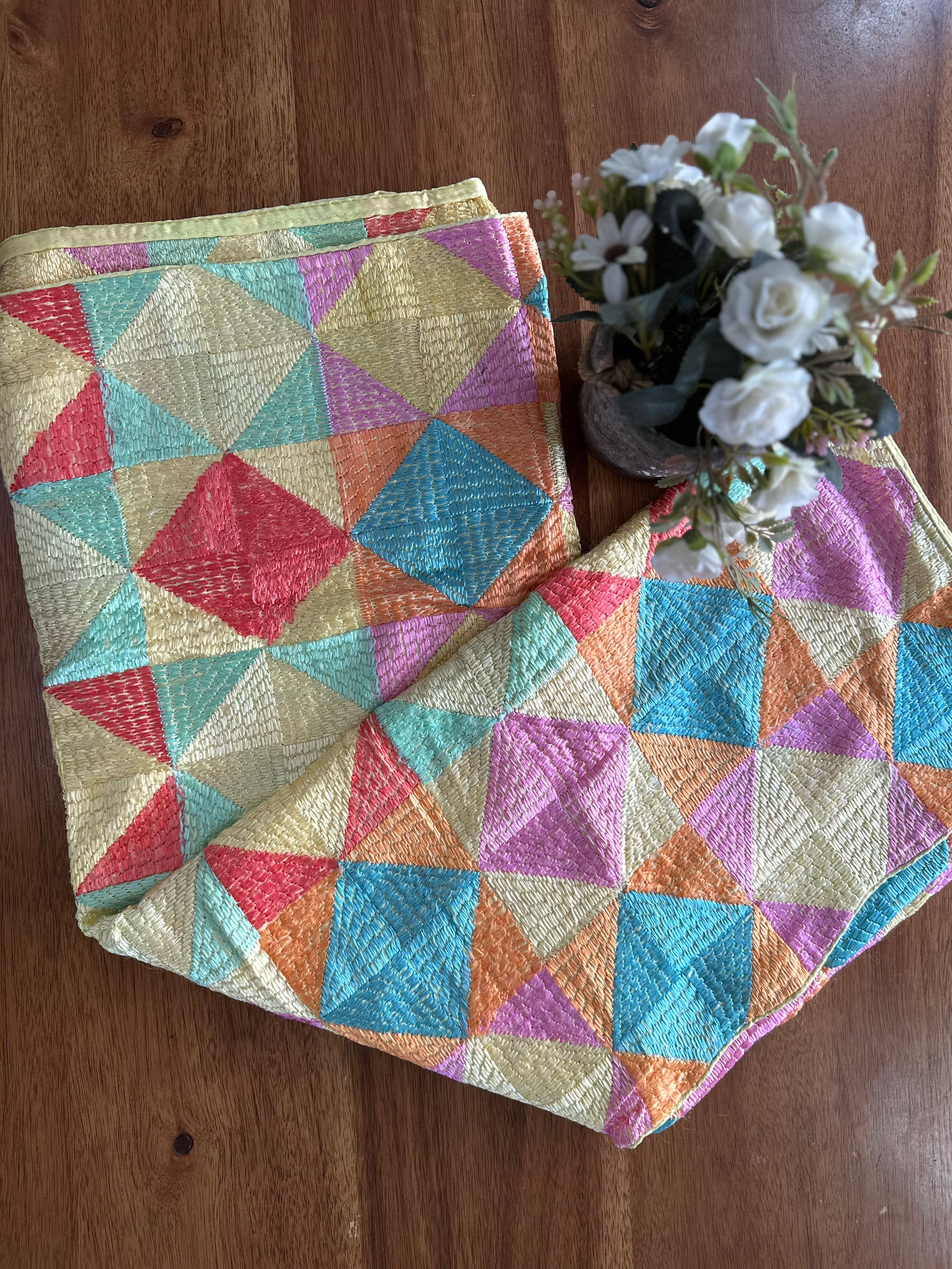 Phulkari Rug Traditional Phulkari – Noor Phulkari